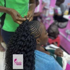half cornrows nairobi