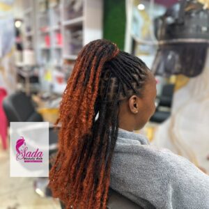Island Locs in Nairobi — KES 4,500 All-Inclusive at Sada Beauty Parlour